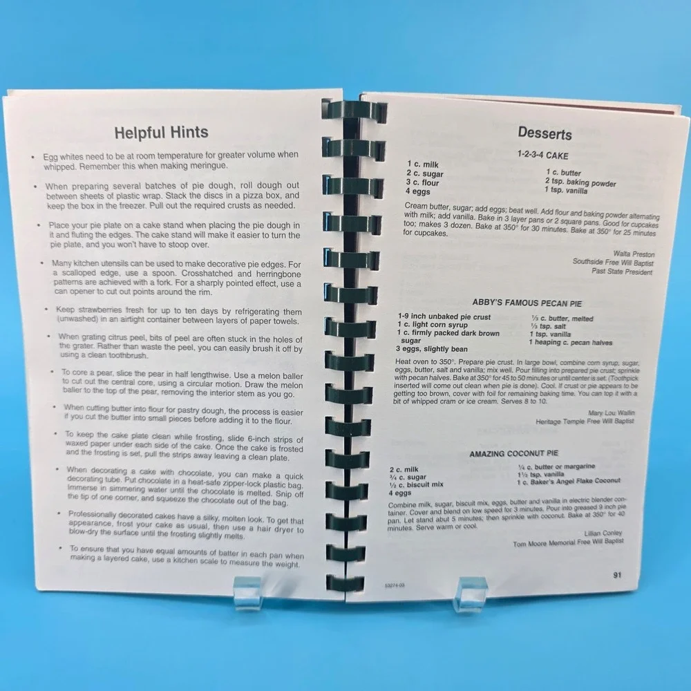 A Taste of Heaven‎ Kentucky Women Active For Christ Cookbook 2003 Spiral Bound